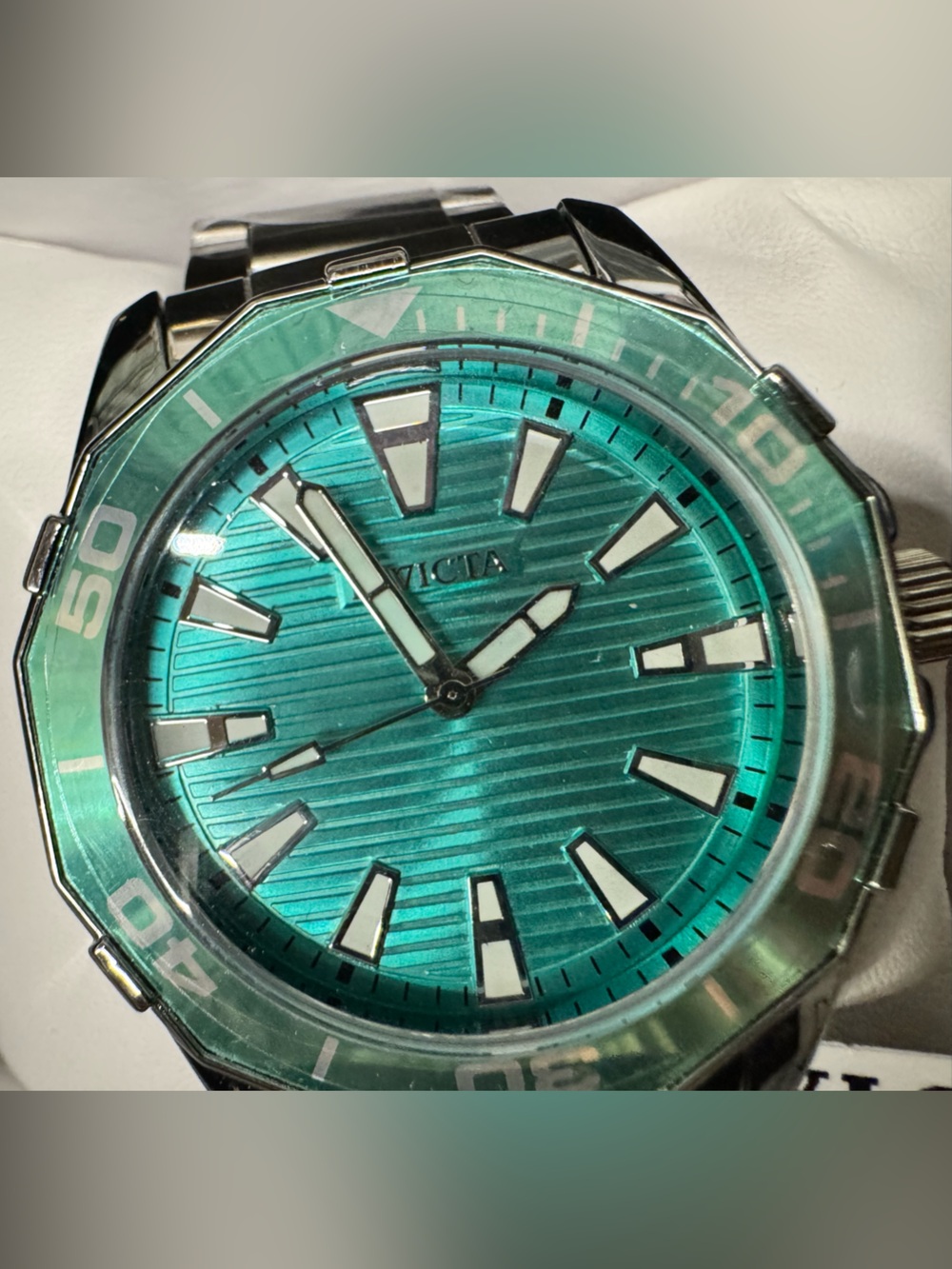 Invicta Pro Diver Meridian 46mm Ice Blue Dial Watch 79014